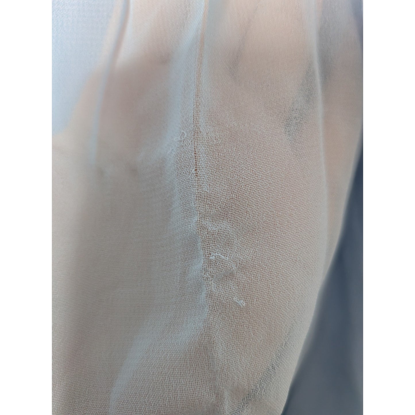 BYINNS squareneck sheer long sleeve ruffle tiered princess dress XL