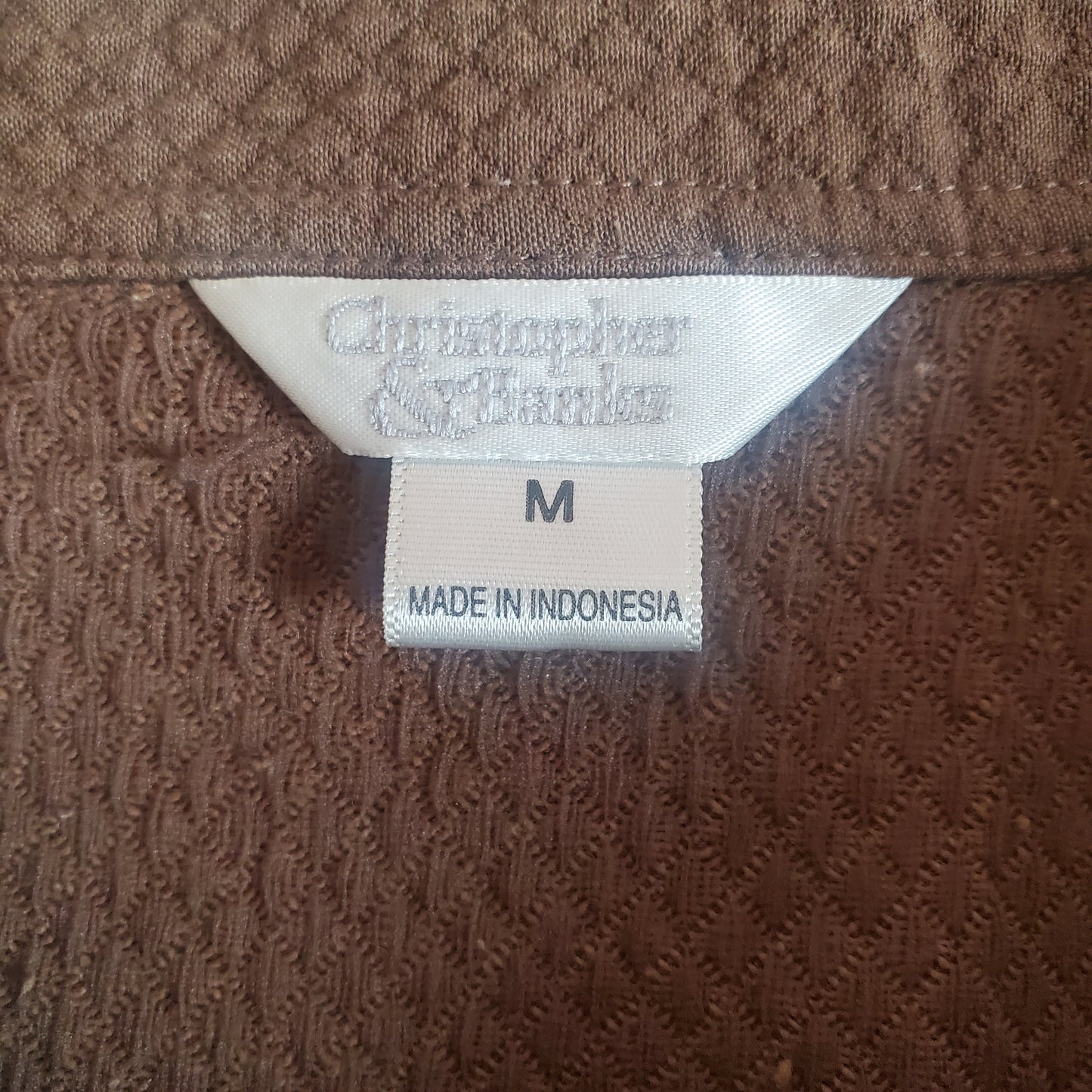 Christopher & Banks embroidered brown vest, elephants and giraffes oh my!