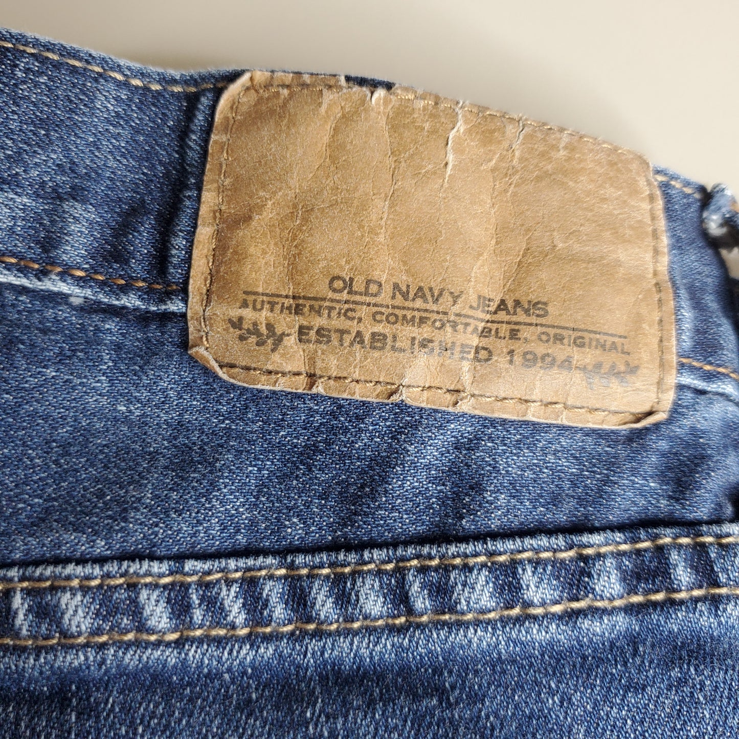 Medium wash slim bootcut jeans old navy