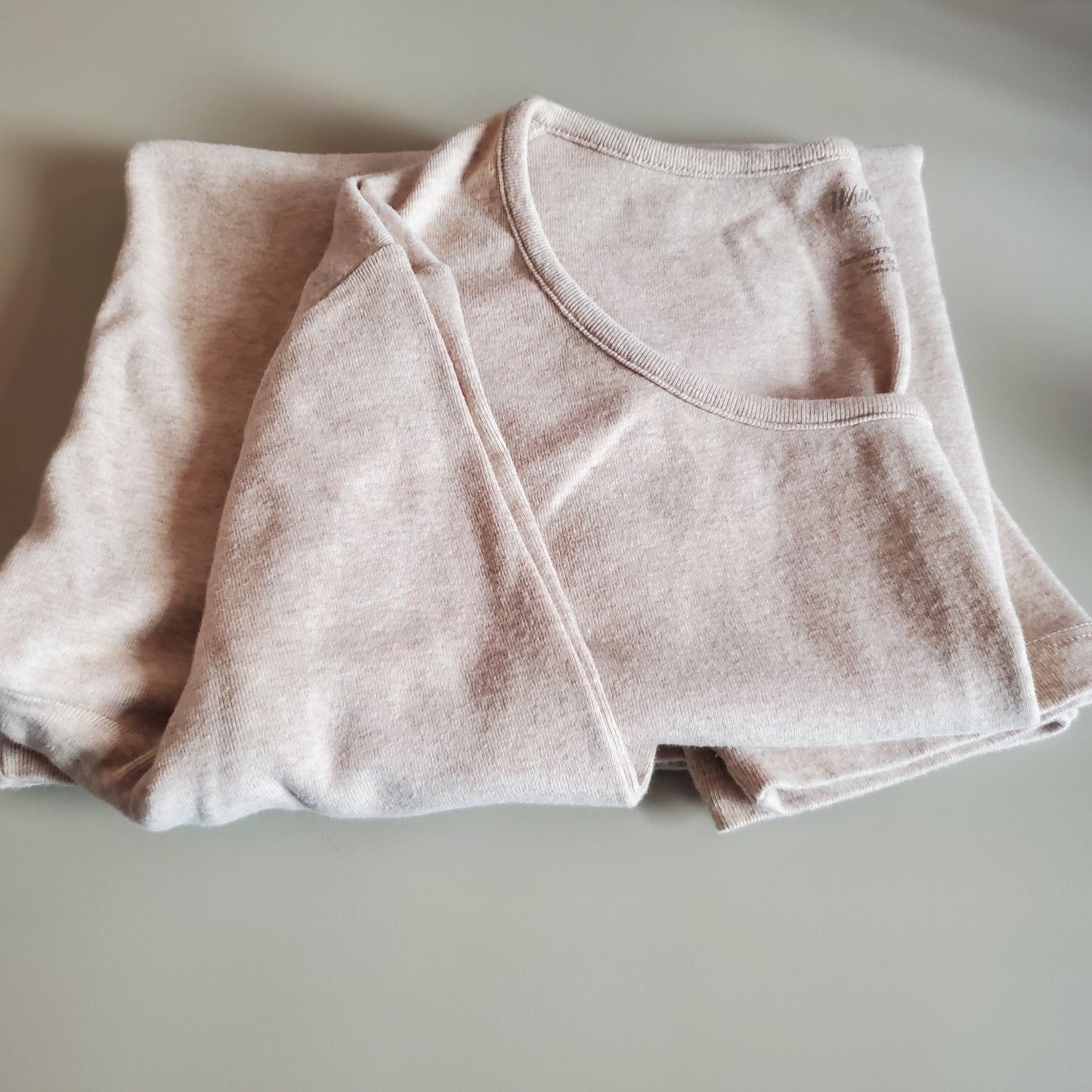 White Stag long sleeve brown tan basic long sleeve XXL 100% cotton