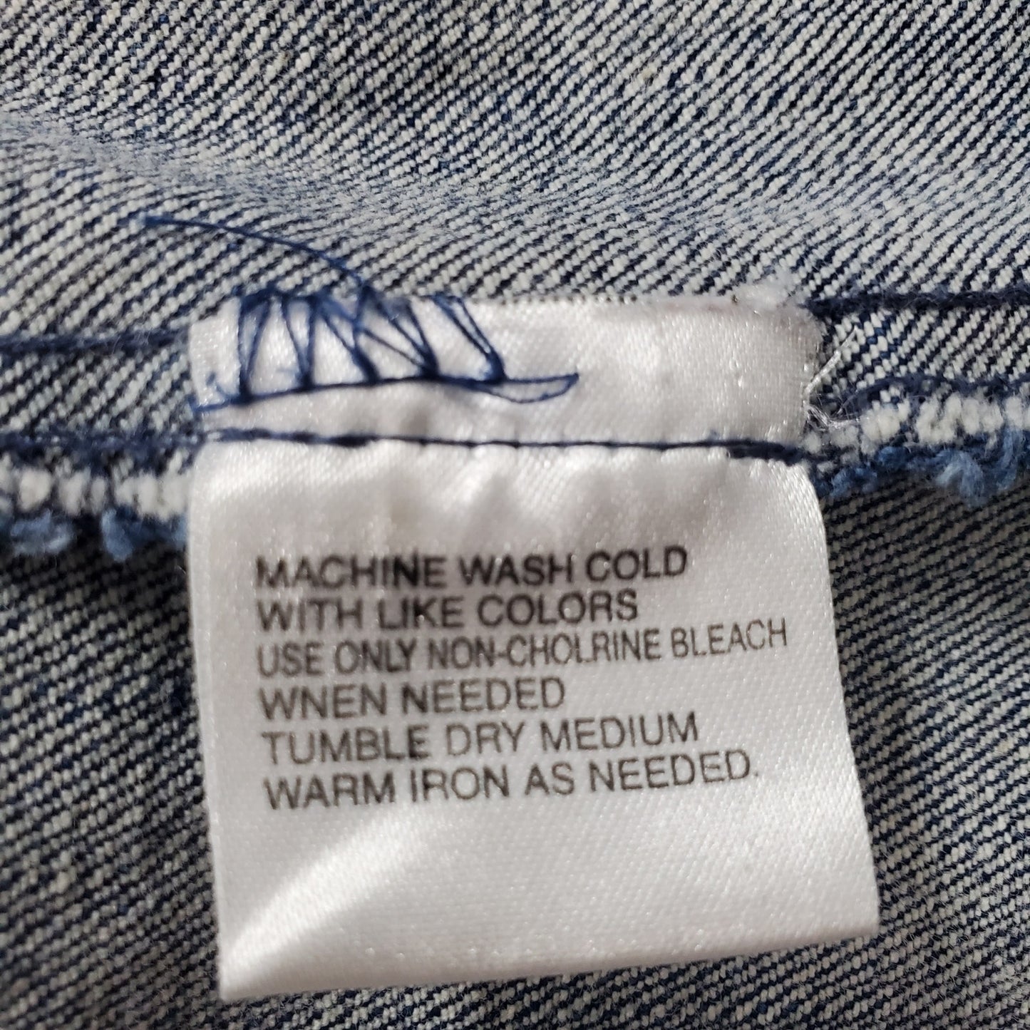 Denim jacket ombre route 66 womens size medium