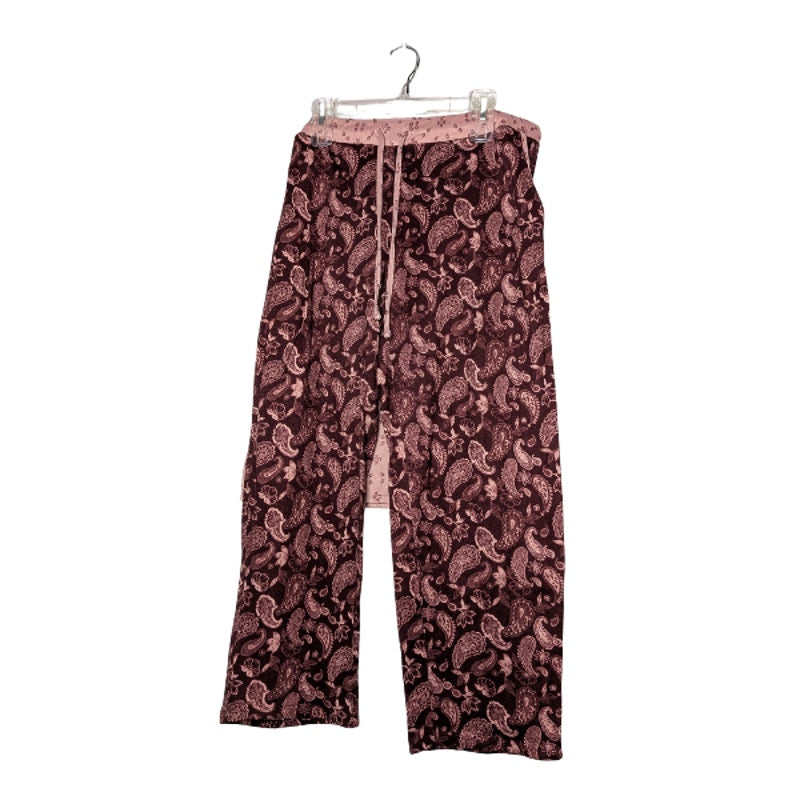 Lucky Brand pink paisley pajama set tank top drawstring pant chic cute pjs