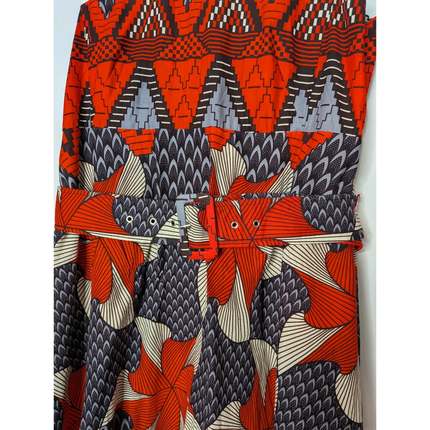 OFUURE African print designer maxi dress 2XL size 18 - 20