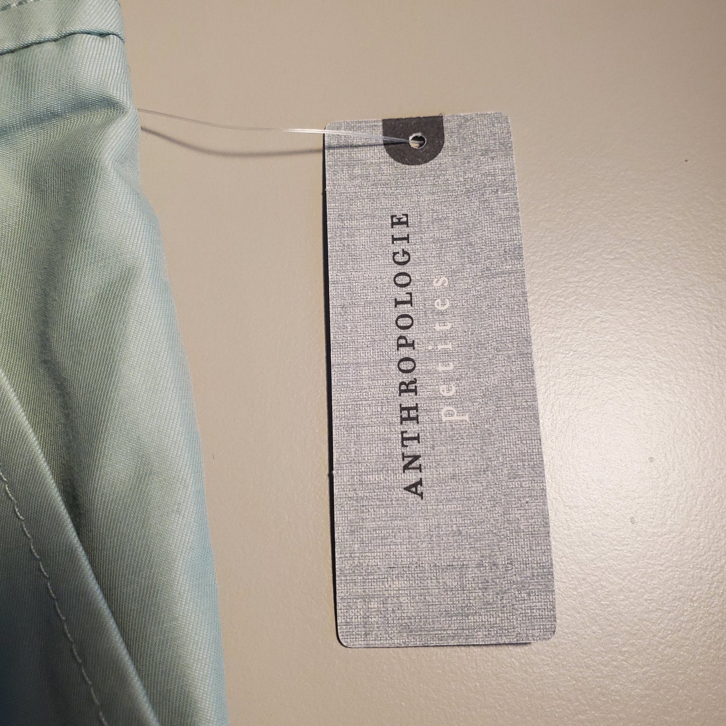 Size 4 Petite, NWT Meave by Anthropologie mint green pants