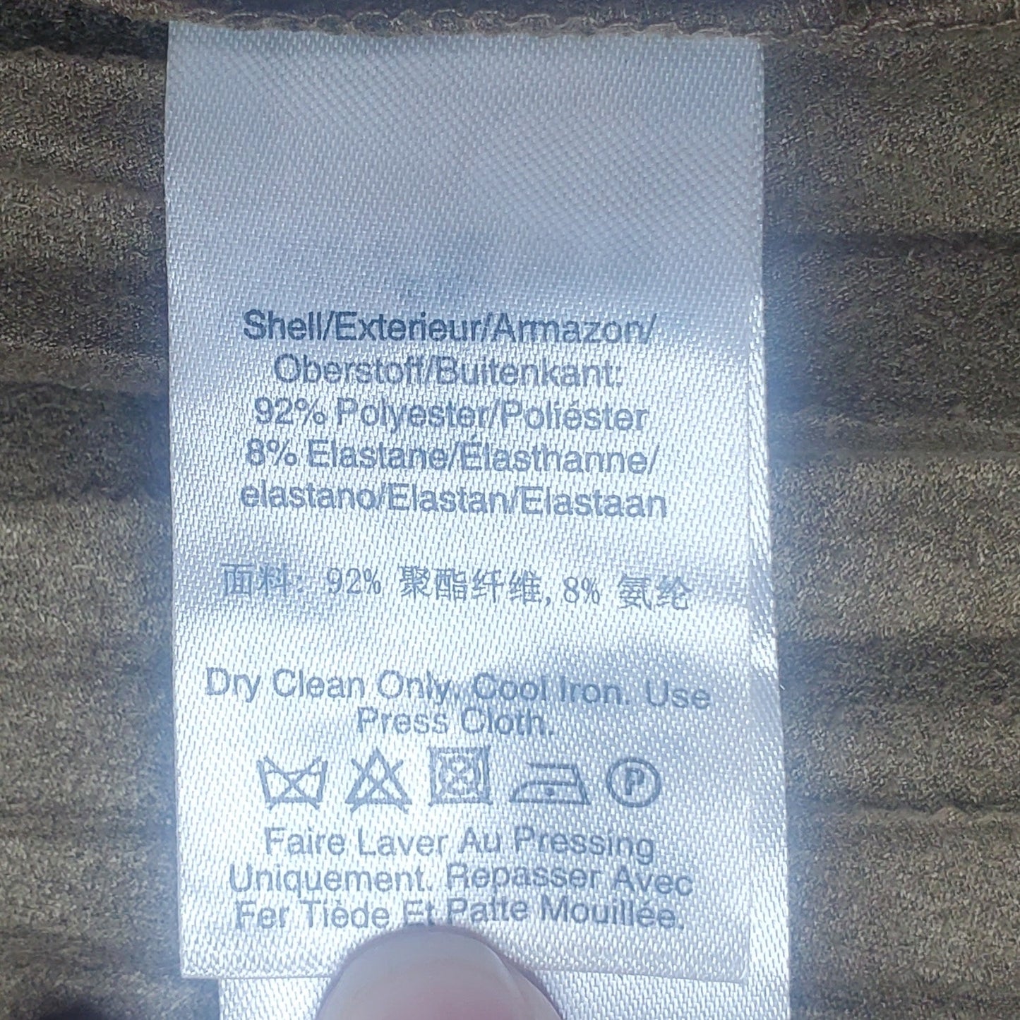 DKNY faux suede pleated green midi skirt size medium