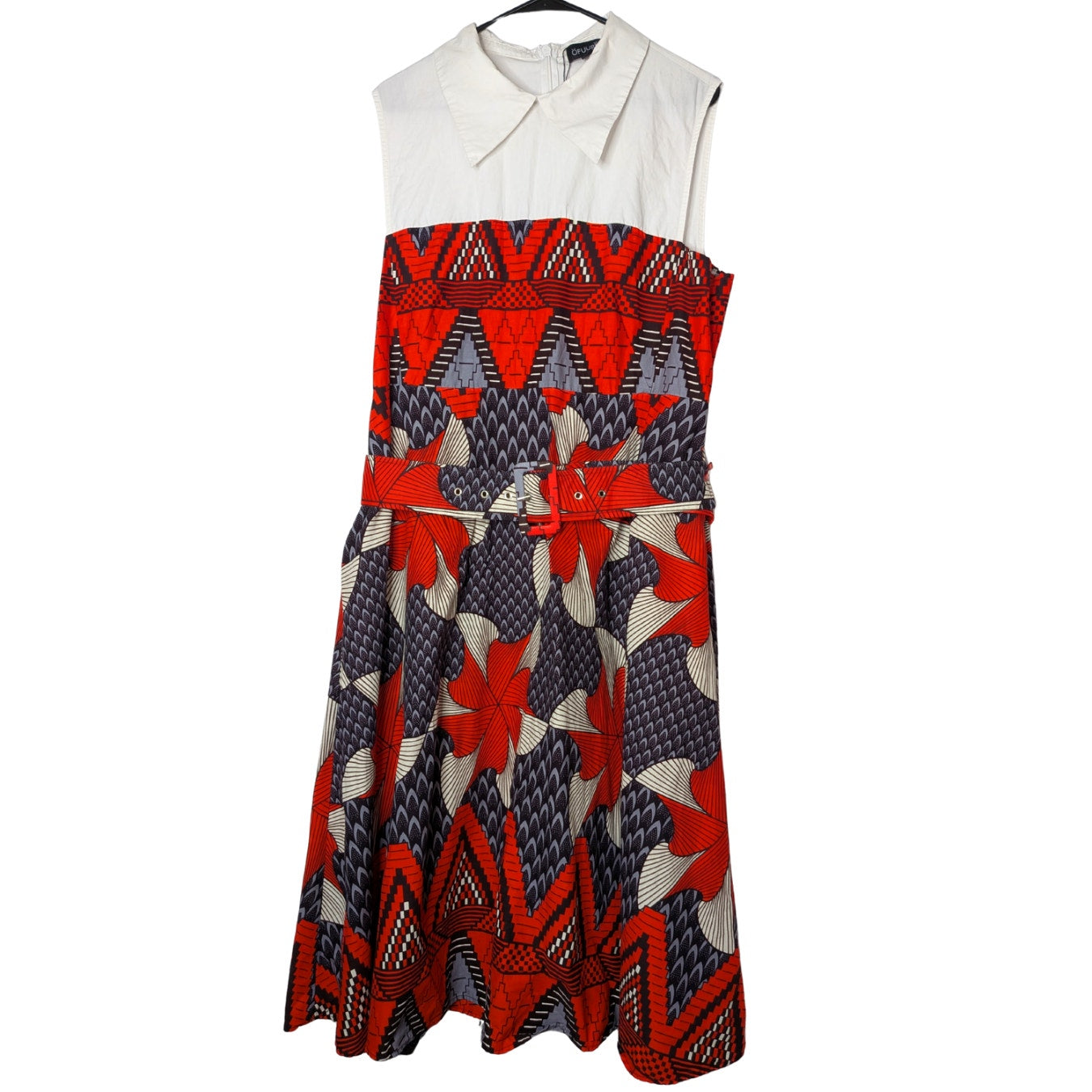 OFUURE African print designer maxi dress 2XL size 18 - 20