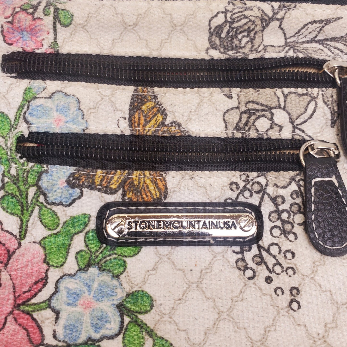 Stone mountain bag USA Garden Party pattern cross-body purse