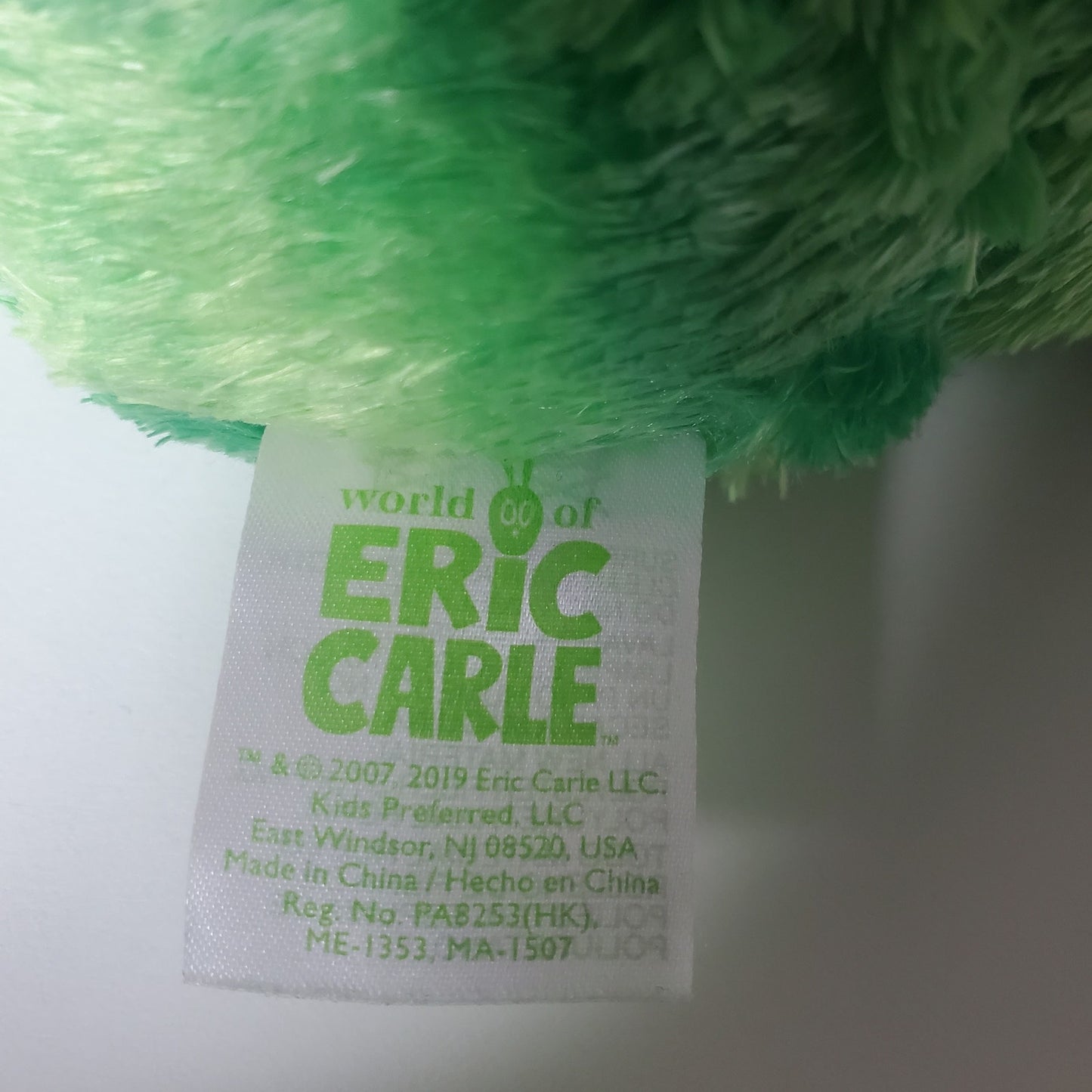 The Very Hungry Caterpillar plush the world of Eric Carle kid, child, baby