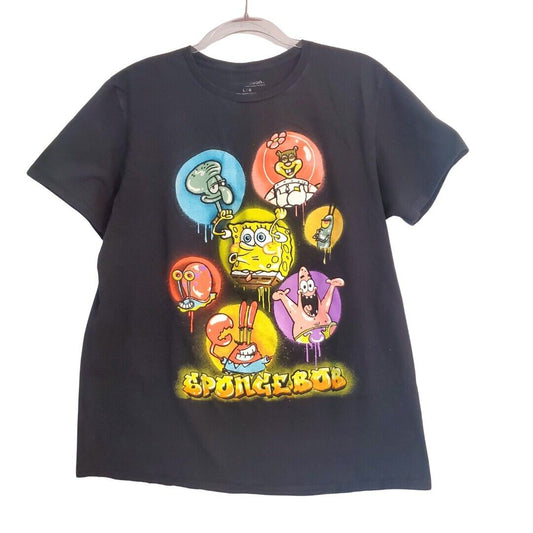 Nickelodeon SpongeBob SquarePants Squidward Men's Cotton Large Graphic Tee Glorb