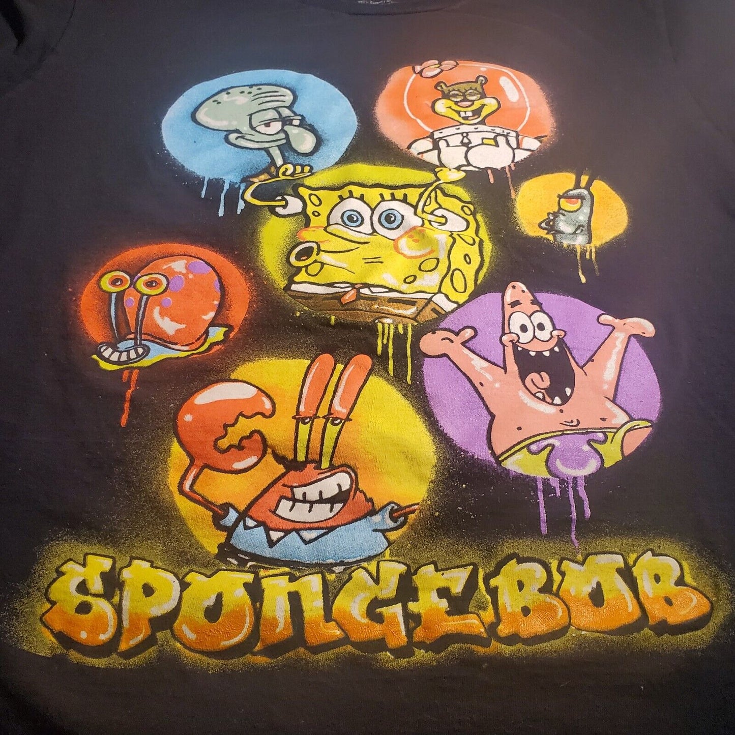 Nickelodeon SpongeBob SquarePants Squidward Men's Cotton Large Graphic Tee Glorb