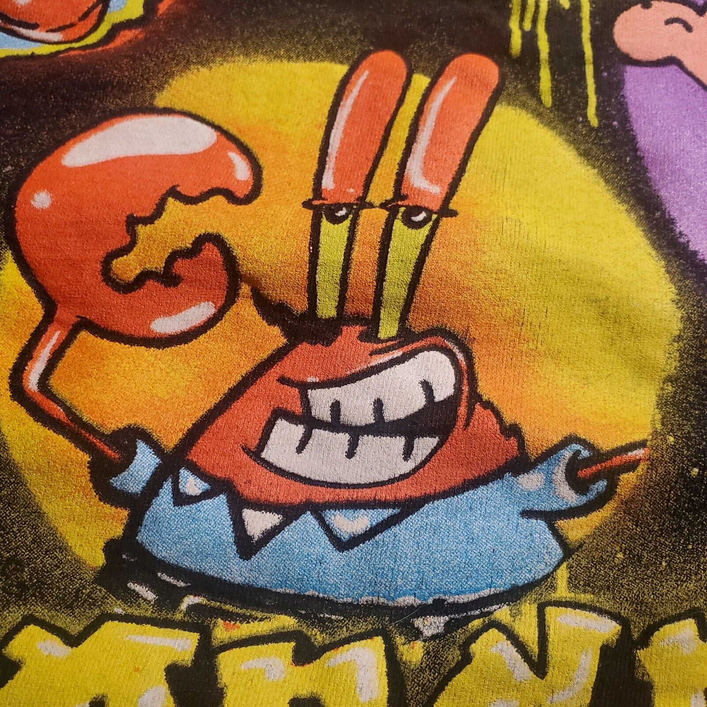 Nickelodeon SpongeBob SquarePants Squidward Men's Cotton Large Graphic Tee Glorb