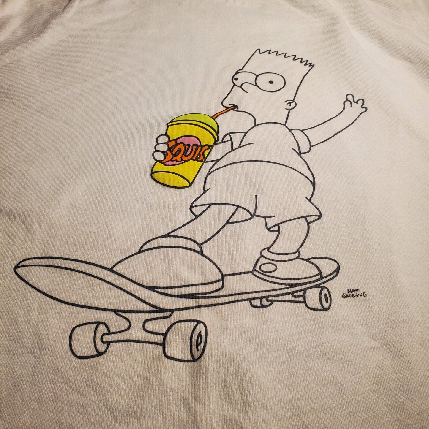 Adidas Originals x The Simpsons Squishee Tshirtt Men’s Size Small, HA5811 Bart
