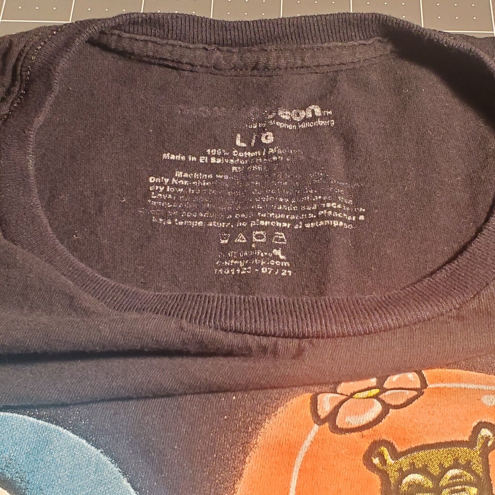 Nickelodeon SpongeBob SquarePants Squidward Men's Cotton Large Graphic Tee Glorb