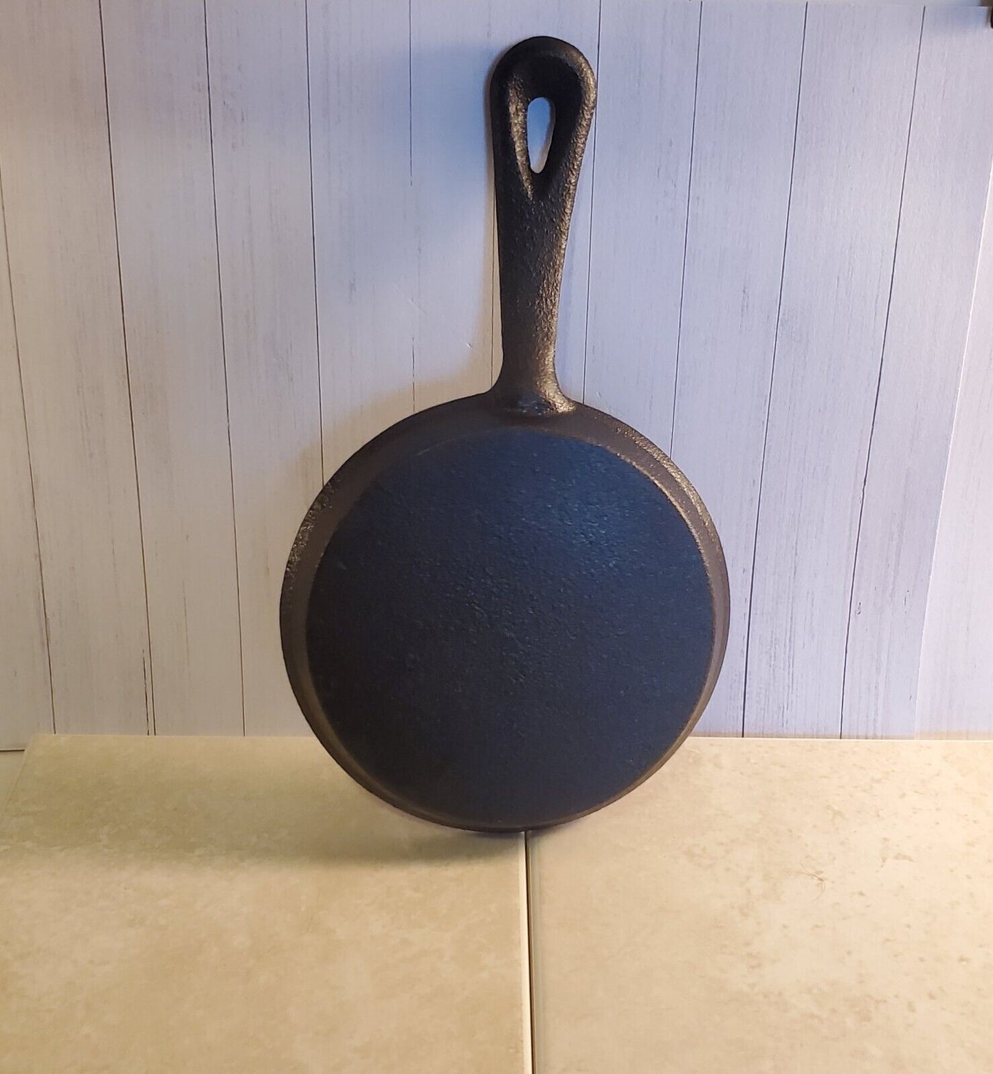 Mini 5” Individual Cast Iron Frying Pan Skillet 1/2" Deep Can Hang By Handle