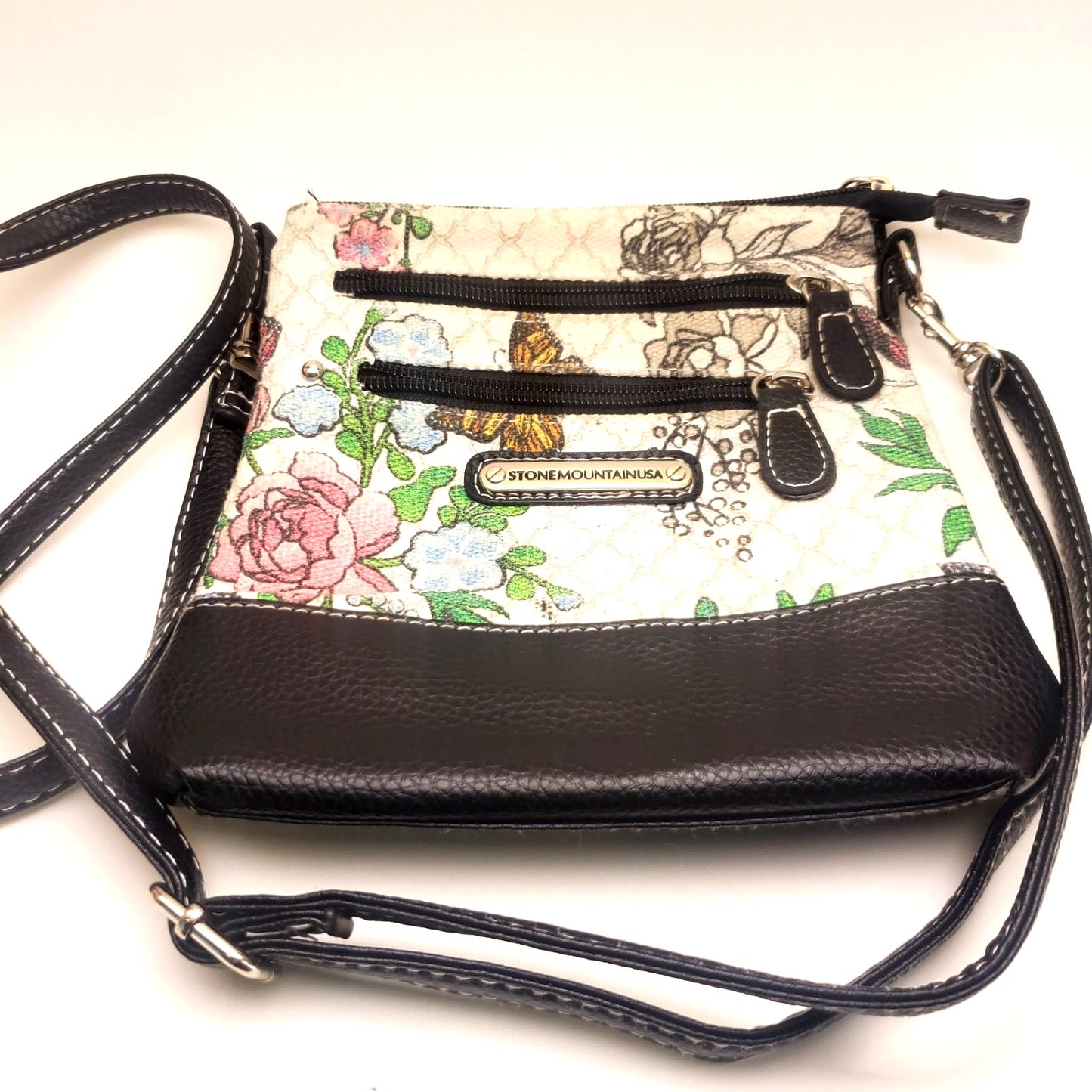 Stone mountain bag USA Garden Party pattern cross-body purse