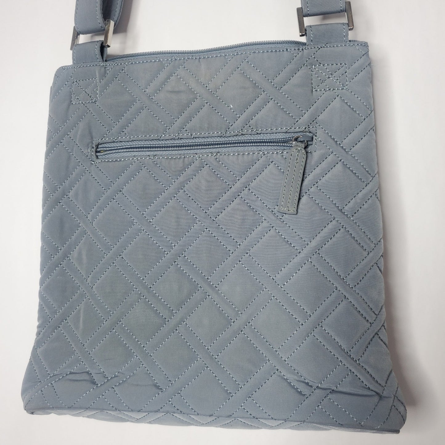 Gray vera bradley gray crossbody bag interior cute pattern