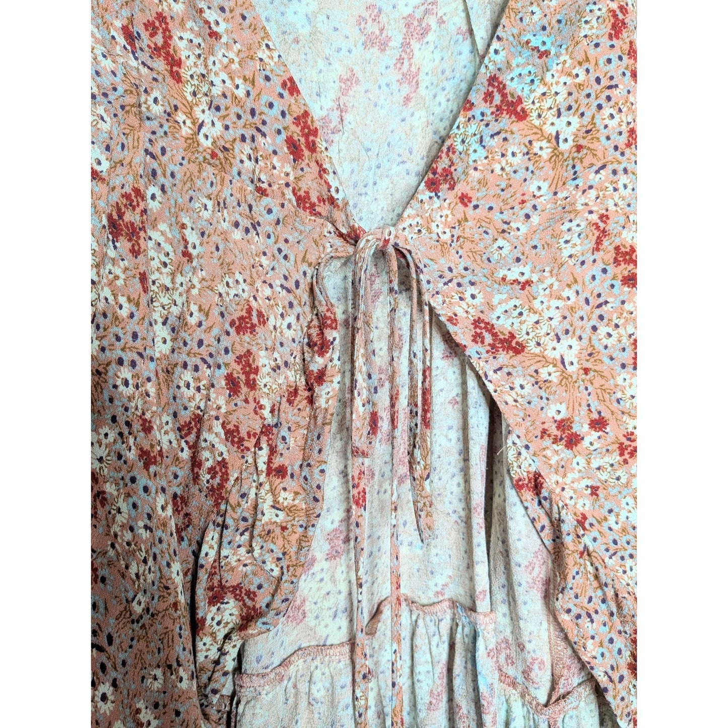 Nightie from Free People Intimately line lovely rust pink small flowers small