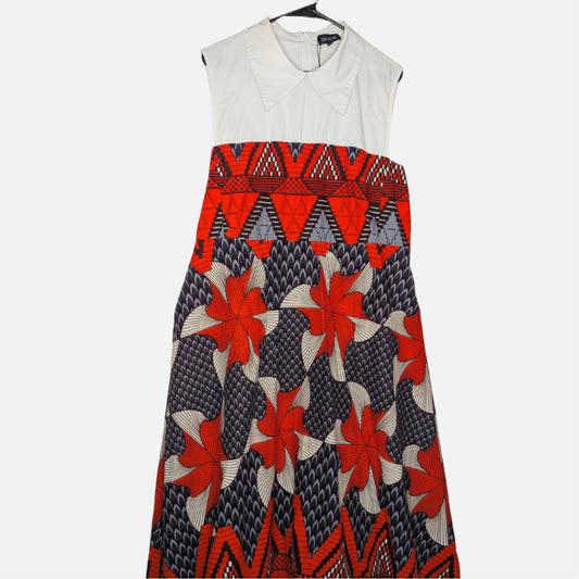 OFUURE African print designer maxi dress 2XL size 18 - 20