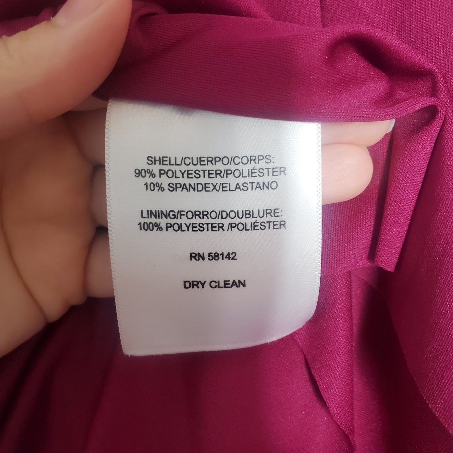 Maggy London fuschia velvet midi dress US size 4 cocktail halter bow red NWT