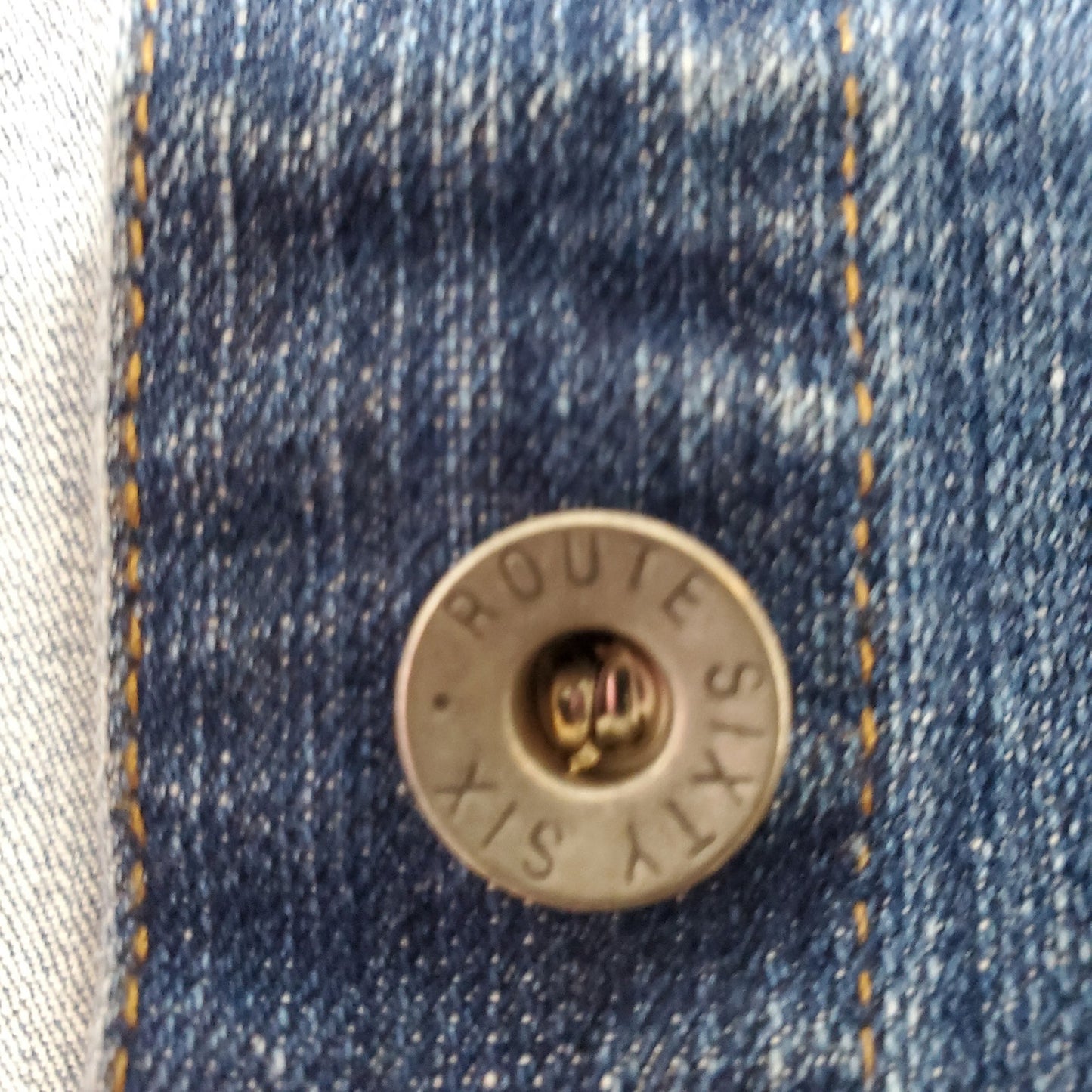 Denim jacket ombre route 66 womens size medium