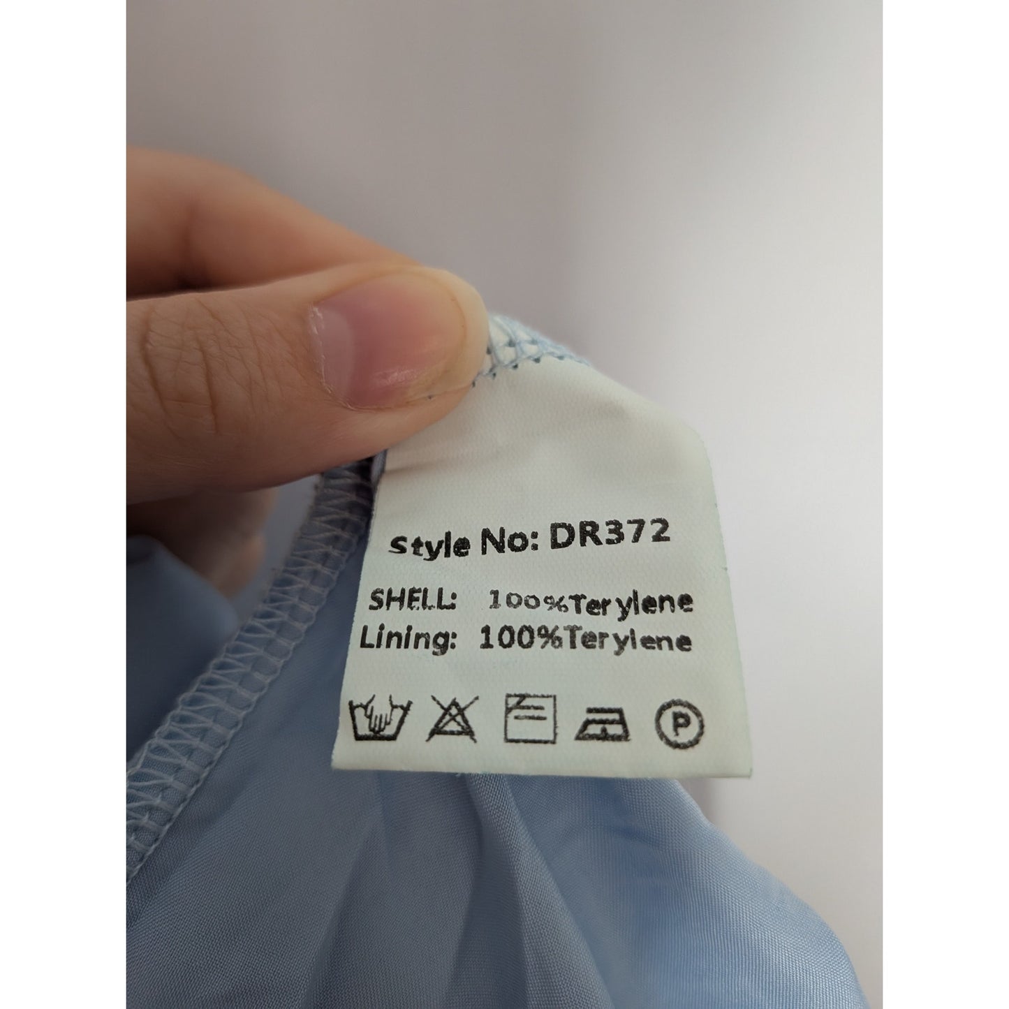 BYINNS squareneck sheer long sleeve ruffle tiered princess dress XL