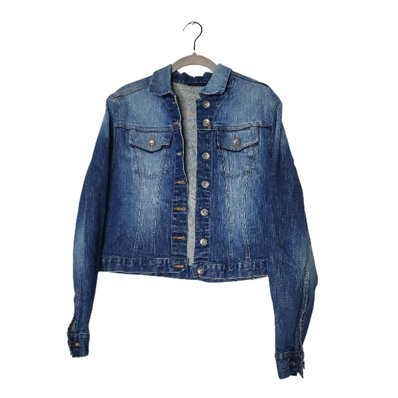 Denim jacket ombre route 66 womens size medium
