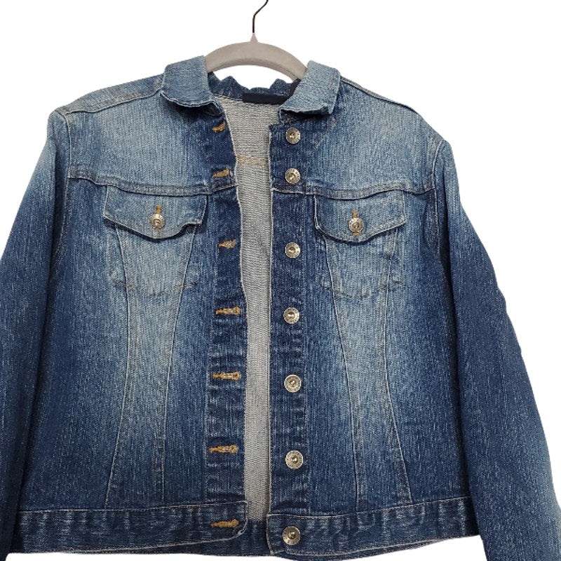 Denim jacket ombre route 66 womens size medium