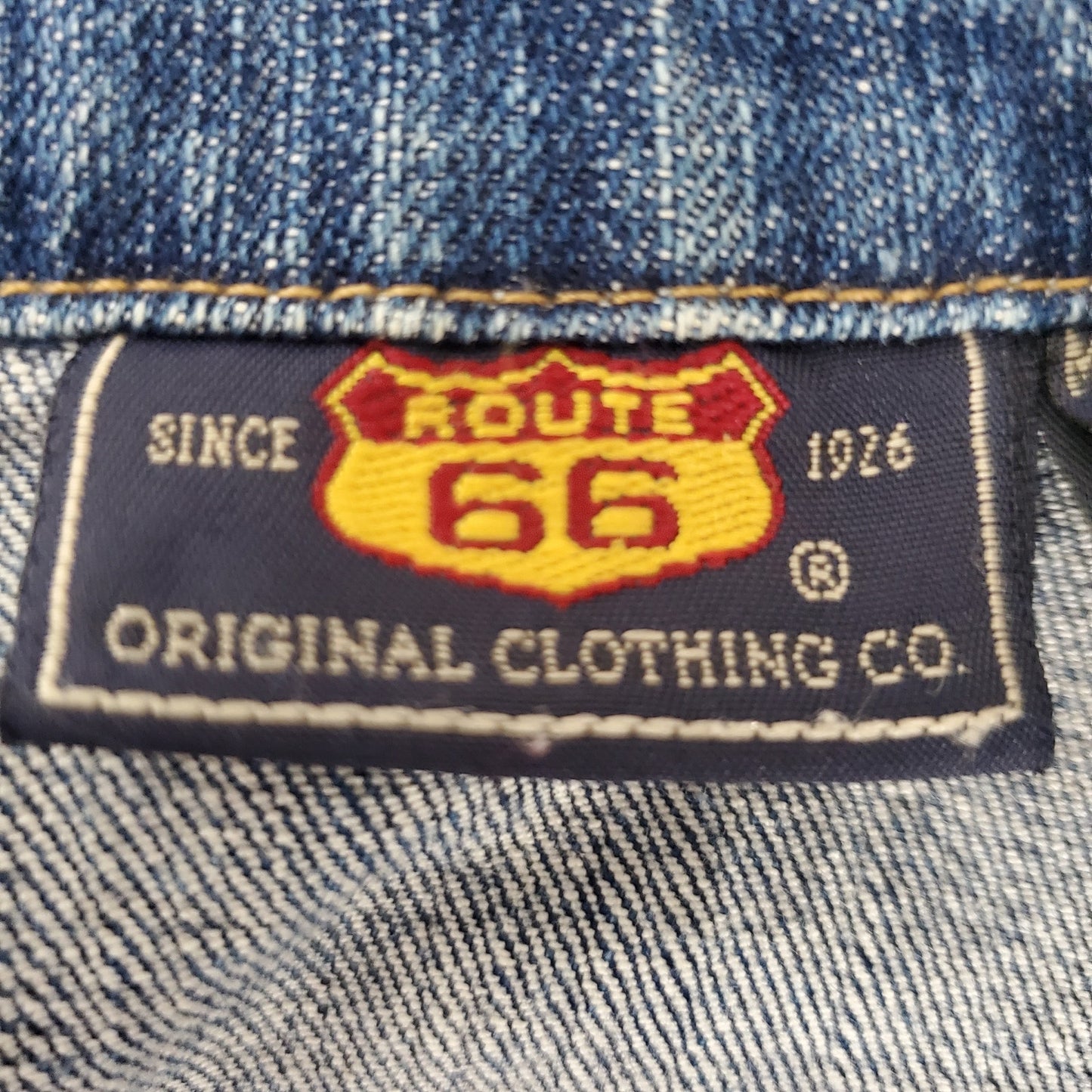 Denim jacket ombre route 66 womens size medium
