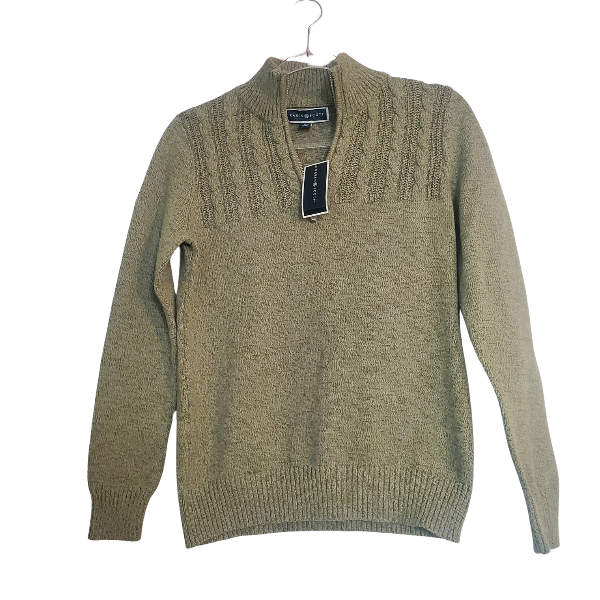 Xsmall Karen Scott hazel green pullover sweater new with tags