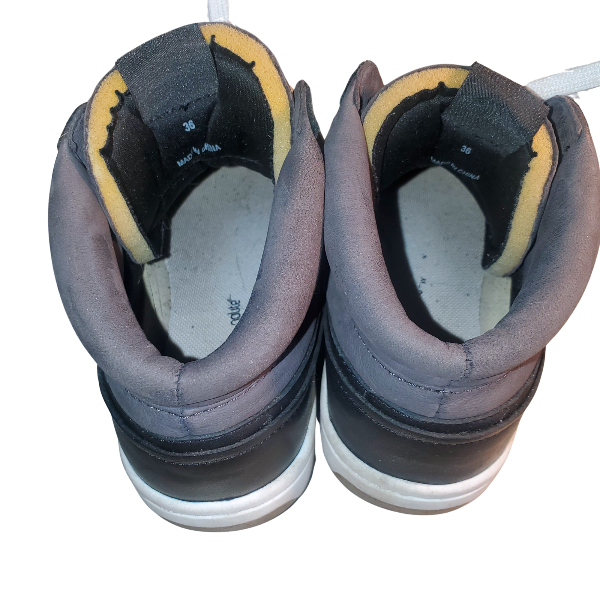 rag & bone sneakers womens size 36 black and gray US 6 mid-rise leather