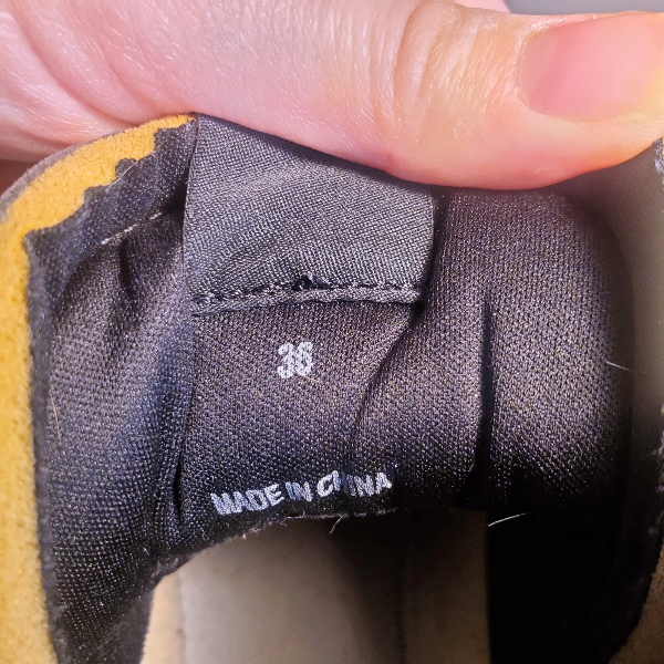 rag & bone sneakers womens size 36 black and gray US 6 mid-rise leather