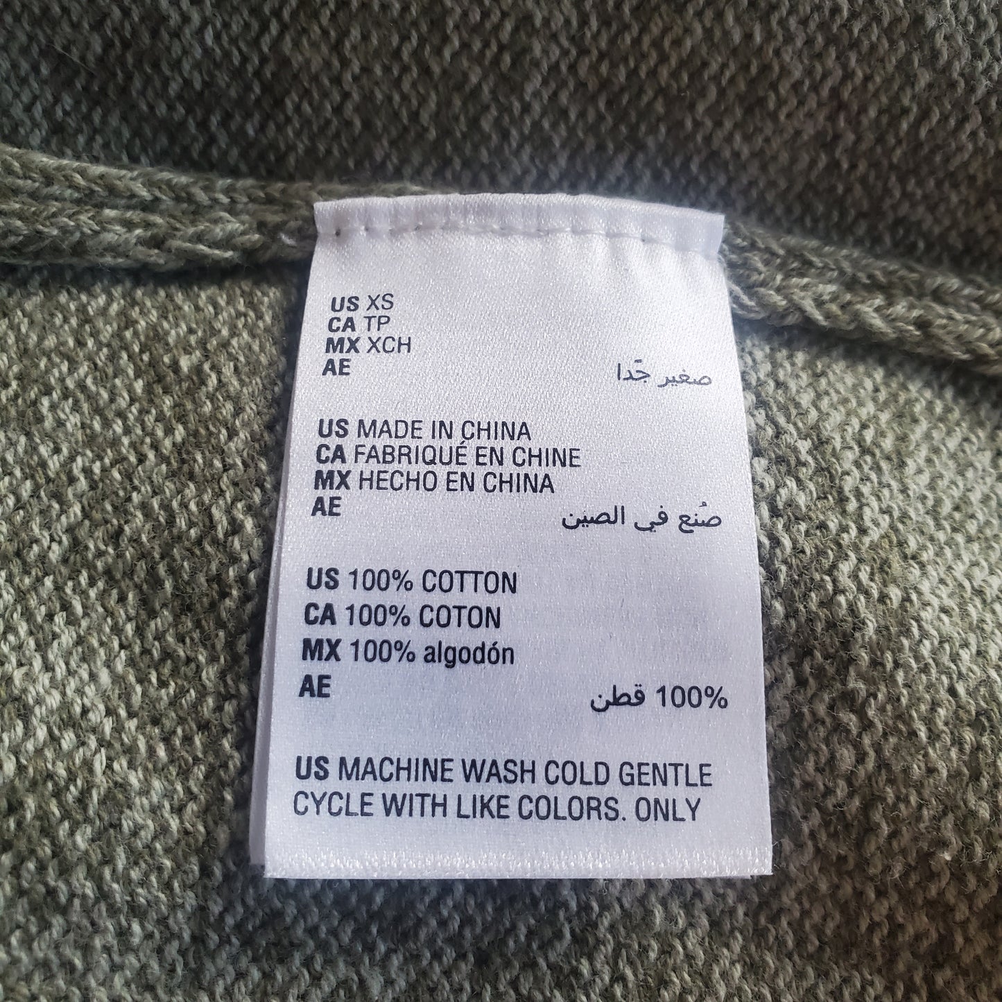 Xsmall Karen Scott hazel green pullover sweater new with tags