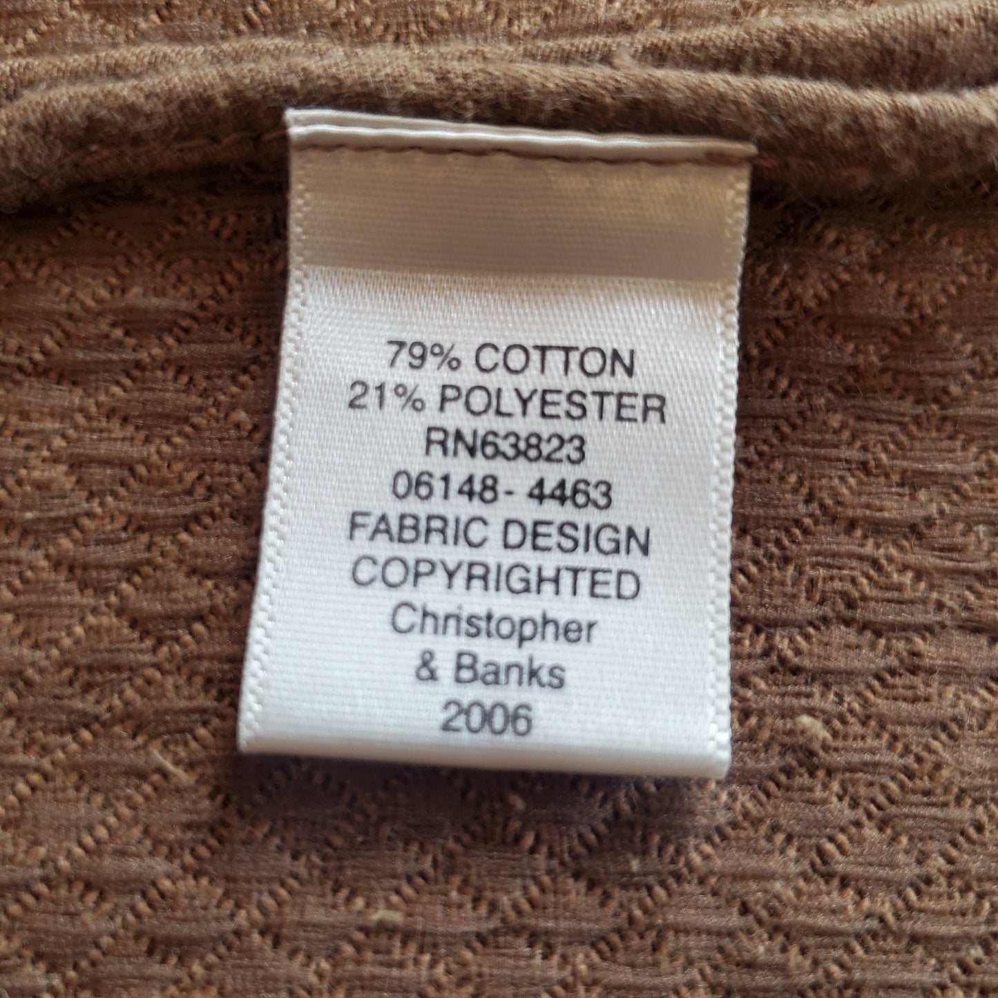 Christopher & Banks embroidered brown vest, elephants and giraffes oh my!